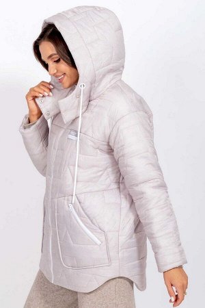 Куртка Рост: 164 Состав: ПЭ 100% . Утеплитель - изософт 200г/м Комплектация курткаКуртка женская утеплённая осень-зима, прямого силуэта, со спущенными плечами, выполнено из ткани стёганная плащёвка на