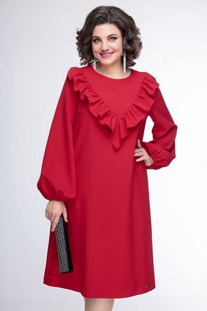 Платье Цвет: красный
Сезон: Круглогодичный
Коллекция: Праздничная
Стиль: Нарядный
Материал: текстиль
Комплектация: Платье
Состав: 60% вискоза, 40% полиэстер

Платье женское прямого силуэта. Выполнен