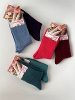 Носки женские теплые, МЕНТОЛ. SHAGGI. Ю. Корея.