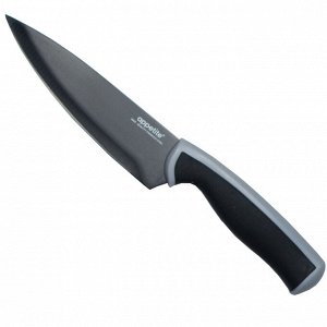 Нож нержавеющая сталь Эффект поварской 15см серый ТМ Appetite