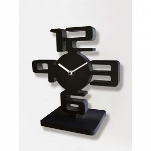 Настольные часы, серия: Интерьер, "Лабиринт", плавный ход, 22.5 х 24 см