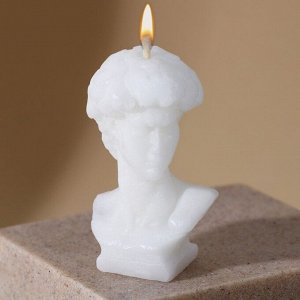 Свеча формовая «Давид», белый, высота 6,5 см 9210027
