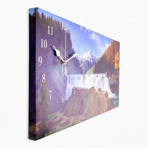 Часы-картина настенные, серия: Интерьер, "Природа", 40 х 76 см