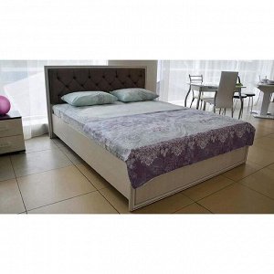 Кровать двойная с настилом «Габриэлла», 160 ? 200 см, цвет вудлайн кремовый / сандал белый