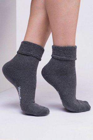 Однотонные махровые носки 3 пары Happyfox
