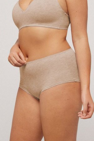 10075 High waist Трусы высокие Белый, Бежевый, Черный