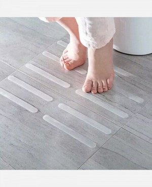 Противоскользящие полоски-наклейки 20*2 см, 5 шт в наборе. 9046505