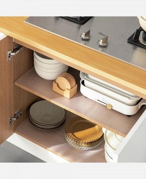 Коврик для полок, ящиков, холодильника в рулоне 45*150 см 9046498