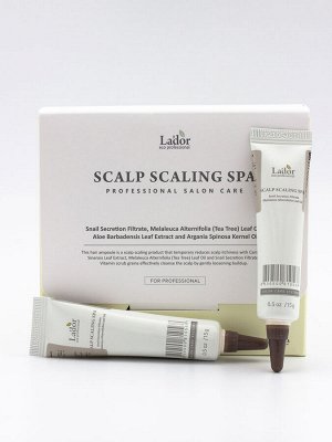 Пилинг для кожи головы Scalp scaling spa ampoule La'Dor, 15 мл