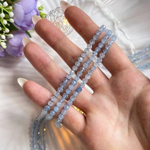 Бусины для украшений из Аквамарина огранка