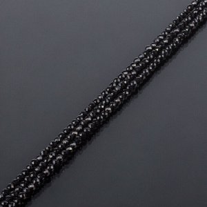 Бусины для рукоделия из Шпинели черной (Шри-Ланка)