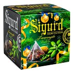 чай SIGURD &#039;LEMONMYRTE VERBENA&#039; 15 пирамидок/саше-конверт 1/8
