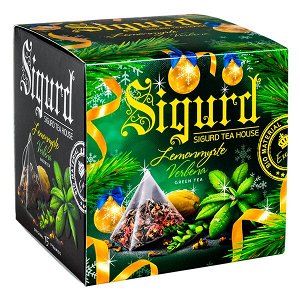 чай SIGURD 'LEMONMYRTE VERBENA' 15 пирамидок/саше-конверт 1/8