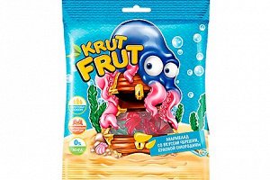 «KrutFrut», мармелад жевательный в форме осьминожек, 100г