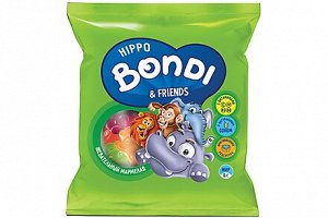 «HIPPO BONDI & FRIENDS», мармелад жевательный с соком ягод и фруктов, 30г