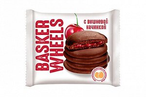 «Basker Wheels», pancake с вишнёвой начинкой, 36г (упаковка 10шт.)