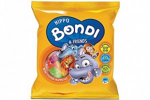 «HIPPO BONDI & FRIENDS», мармелад жевательный с соком ягод и фруктов, 70г