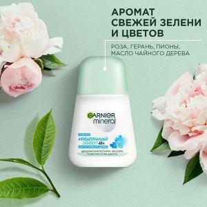 Garnier Дезодорант-антиперспирант ролик "Mineral Эффект Чистоты" без спирта, защита 48 часов, женский, 50 мл EXPS