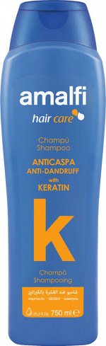 AMALFI шампунь Кератиновый от Перхоти &quot;Keratin anti-dandruff &quot;,для всех типов волос 750мл