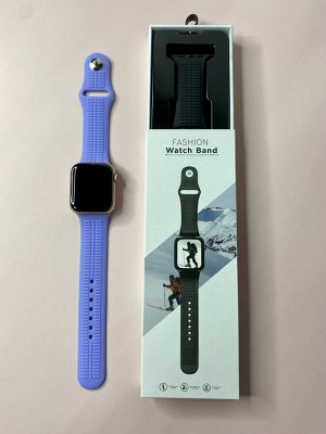 NEW ! Силиконовый ремешок для Apple Watch, 38 / 40 / 41 мм с рифленой структурой