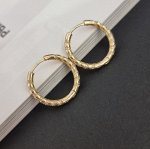 Серьги конго со стразами, цвет золотистый, арт. 706.742