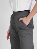 MTFORCE Утепленные спортивные брюки женские серого цвета 88149Sr