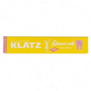 Клатц Зубная паста для девушек "Пина колада", 75 мл (Klatz, Glamour Only)
