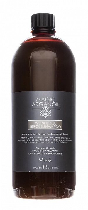 Нук Реконструирующий интенсивно-питательный шампунь Rescue Shampoo, 1000 мл (Nook, Magic Arganoil)