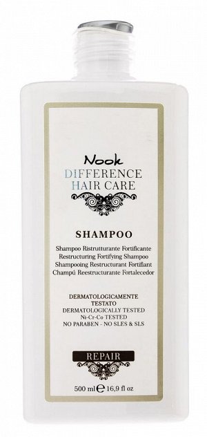 Нук Шампунь Repair для сухих и поврежденных волос Ph 5,5, 500 мл (Nook, Difference Hair Care)