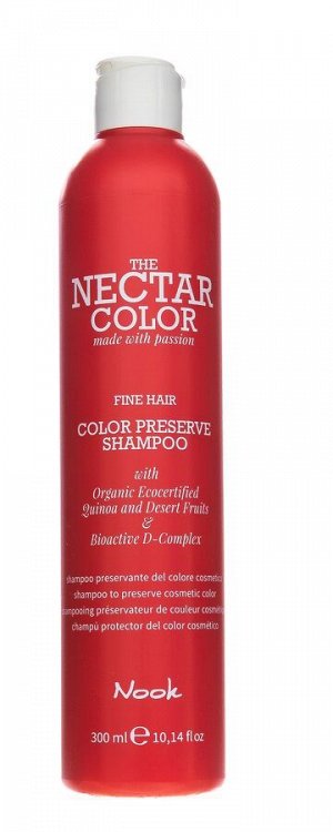 Нук Шампунь для ухода за окрашенными тонкими волосами, 300 мл (Nook, Nectar Color)