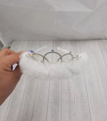 Ободок детский Корона  с мехом
