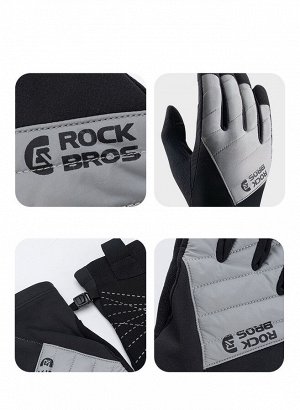 Теплые велосипедные перчатки Rockbros S303