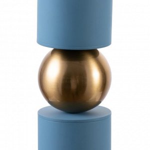 Светильник "Элит" 1хЕ27 40Вт синий-золото 6х6х130 см.