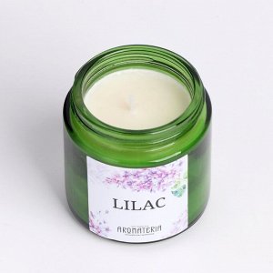 Свеча из соевого воска в банке "Spring Flowers. Lilac", 25 ч, 120 мл, сирень