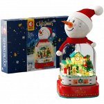 Конструктор Sembo Block Музыкальная шкатулка Рождественский снеговик 601162 / 220 деталей