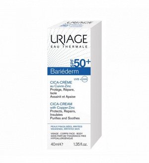Uriage Bariederm Крем ЦИКА БАРЬЕДЕРМ SPF50+ с медью и цинком  40 мл Урьяж