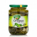 Огурчики маринованные, хрустящие С ЧЕСНОКОМ 720мл, SonnaMera