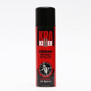 Аэрозоль от насекомых Дихлофос KRA Killer от ползающих насекомых, 230 мл