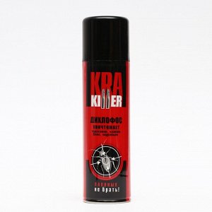 Аэрозоль от ползающих насекомых "KRA Killer" Дихлофос, 230 мл