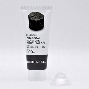 Lebelage Успокаивающий гель на основе экстракта древесного угля / Charcoal Moisture Soothing Gel, 100 мл