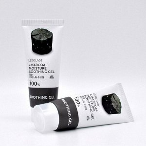 Lebelage Успокаивающий гель на основе экстракта древесного угля Charcoal Moisture Soothing Gel, 100 мл