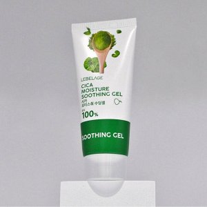 Lebelage Успокаивающий гель с экстрактом центеллы / Cica Moisture Soothing Gel 100%, 100 мл