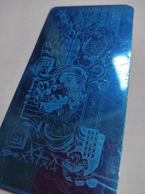 Пластина для стемпинга  DER-17