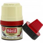 SITIL крем - блеск для обуви SHOE POLISH бесцветный 60мл