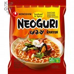 Лапша сублимированная &quot;острая&quot; NONGSHIM Neoguri Ramyun со вкусом морепродуктов, мягкая упаковка, 120гр