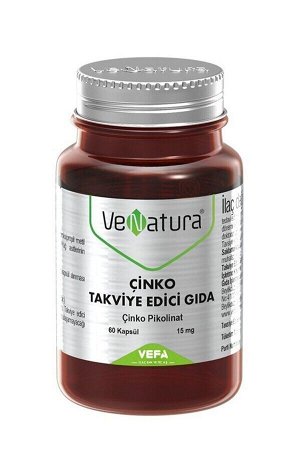 Venatura Цинк пиколинат, 60 капсул на 60 дней 15 мг, 60 капсул