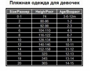 Купальник для девочек слитный