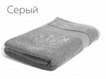 Полотенце махровое Байрамали (430 г/м2) Полотенце махр. Байрамали 40*70 см(430гр)(серый)