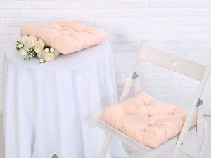 Подушка для стула (беж) 35*35см, полисатин