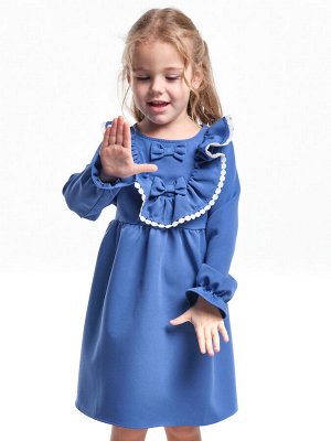 Платье (98-116см) UD 7018(1)серо синий